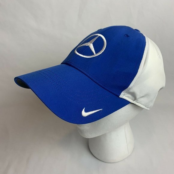 Nike Other - Nike Golf Mercedes Benz Adult Unisex Dri-Fit Blue White Baseball Hat Legacy91